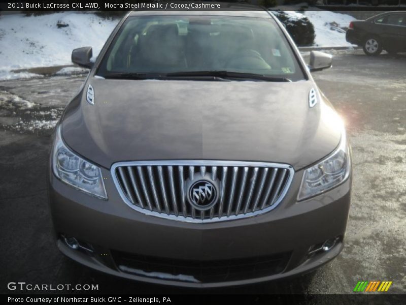 Mocha Steel Metallic / Cocoa/Cashmere 2011 Buick LaCrosse CXL AWD