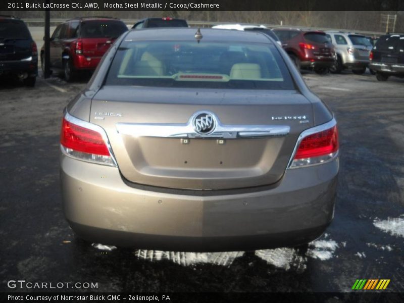 Mocha Steel Metallic / Cocoa/Cashmere 2011 Buick LaCrosse CXL AWD