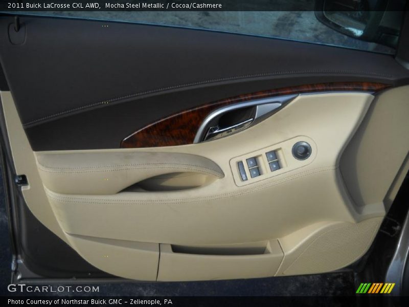 Mocha Steel Metallic / Cocoa/Cashmere 2011 Buick LaCrosse CXL AWD