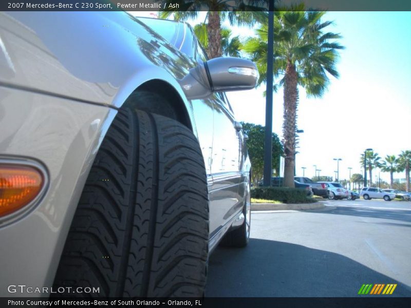 Pewter Metallic / Ash 2007 Mercedes-Benz C 230 Sport