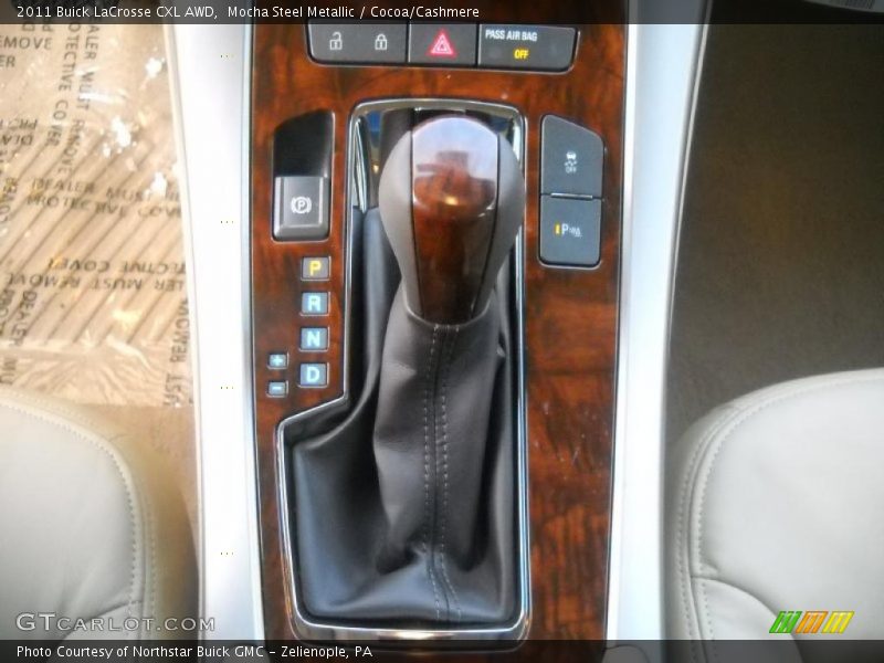  2011 LaCrosse CXL AWD 6 Speed DSC Automatic Shifter