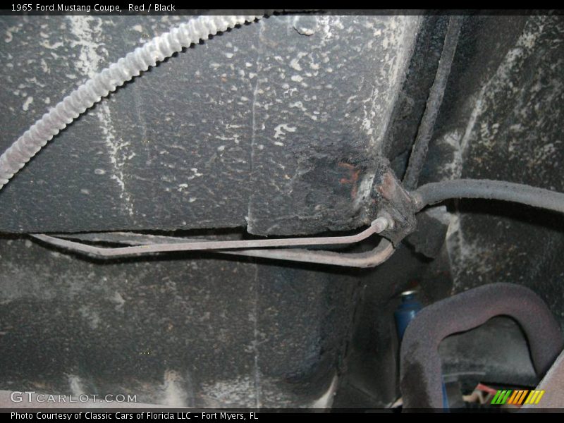 Red / Black 1965 Ford Mustang Coupe