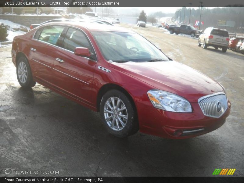Crystal Red Tintcoat / Cocoa/Cashmere 2011 Buick Lucerne CX