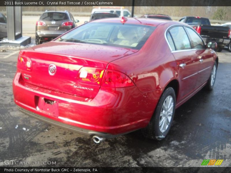 Crystal Red Tintcoat / Cocoa/Cashmere 2011 Buick Lucerne CX