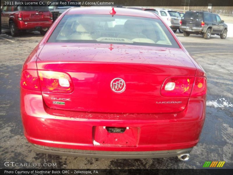 Crystal Red Tintcoat / Cocoa/Cashmere 2011 Buick Lucerne CX
