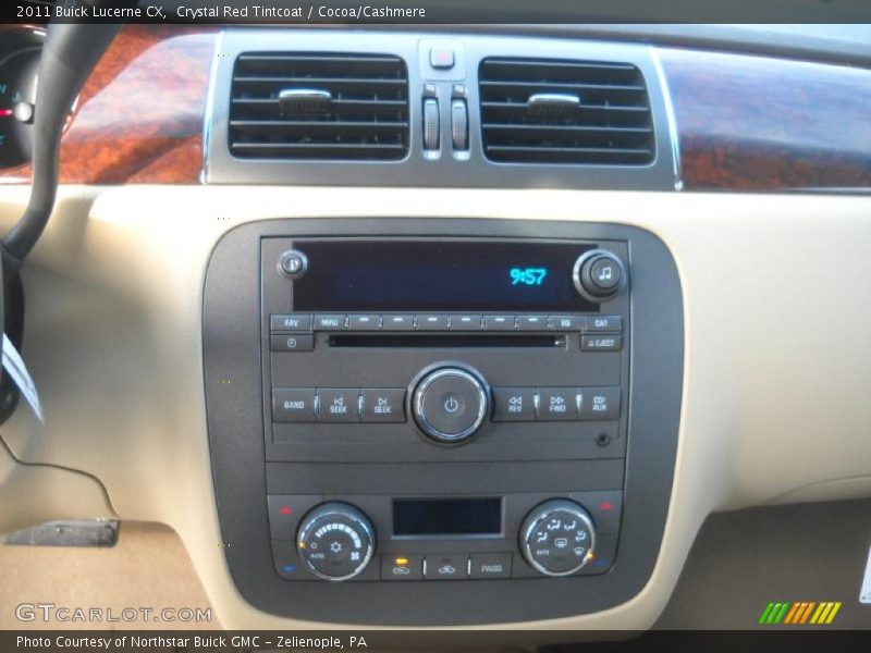 Controls of 2011 Lucerne CX