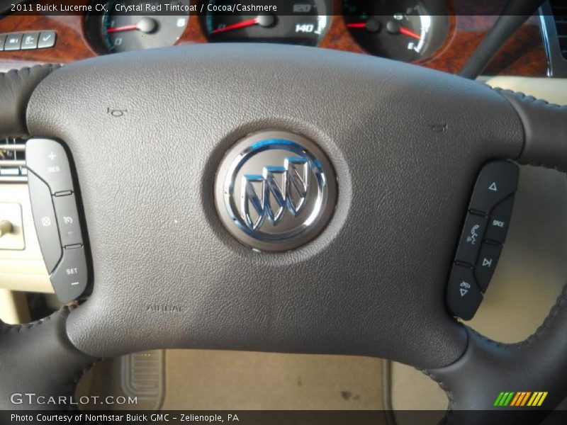 Crystal Red Tintcoat / Cocoa/Cashmere 2011 Buick Lucerne CX
