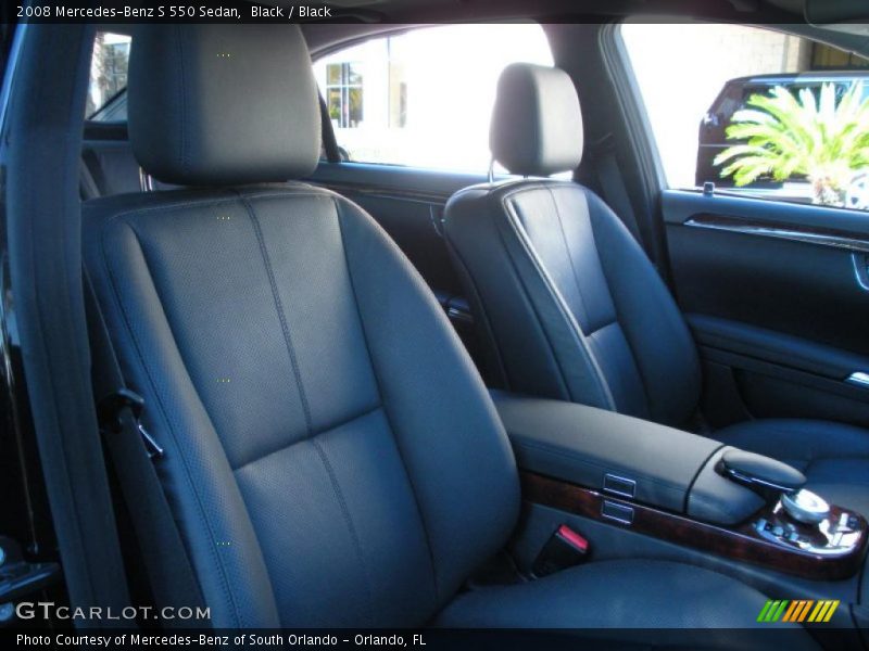 Black / Black 2008 Mercedes-Benz S 550 Sedan
