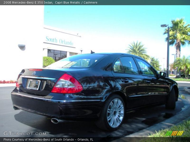 Capri Blue Metallic / Cashmere 2008 Mercedes-Benz E 350 Sedan