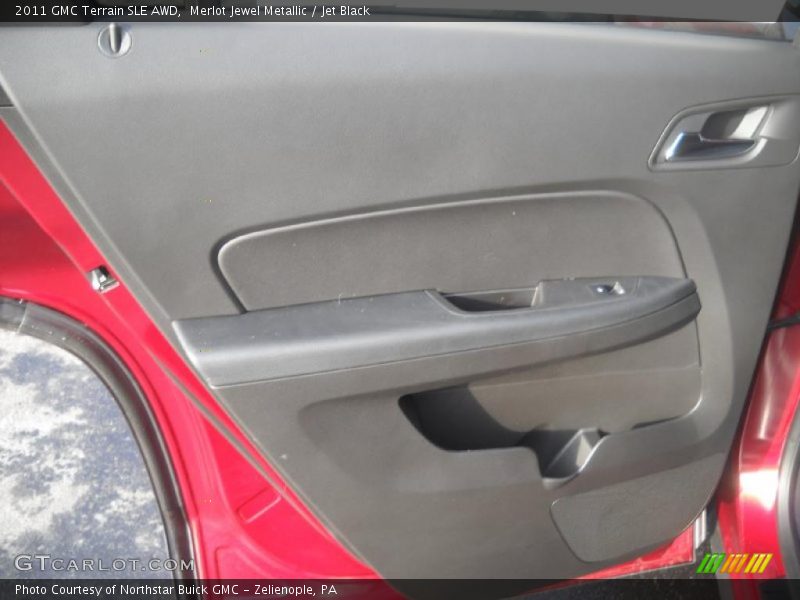 Merlot Jewel Metallic / Jet Black 2011 GMC Terrain SLE AWD