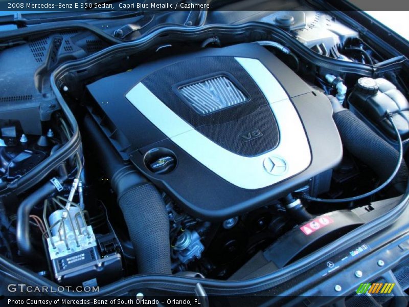 Capri Blue Metallic / Cashmere 2008 Mercedes-Benz E 350 Sedan