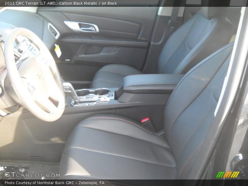 Carbon Black Metallic / Jet Black 2011 GMC Terrain SLT AWD