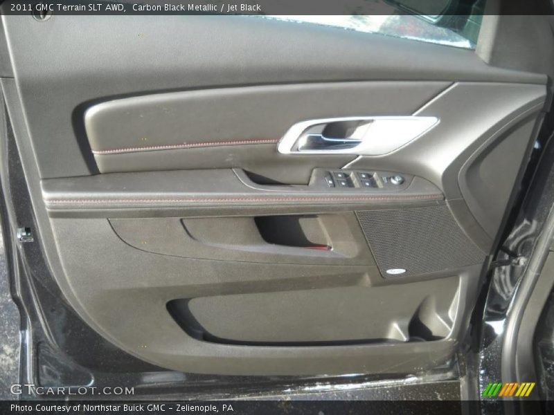 Carbon Black Metallic / Jet Black 2011 GMC Terrain SLT AWD