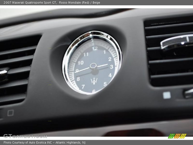 Rosso Mondiale (Red) / Beige 2007 Maserati Quattroporte Sport GT