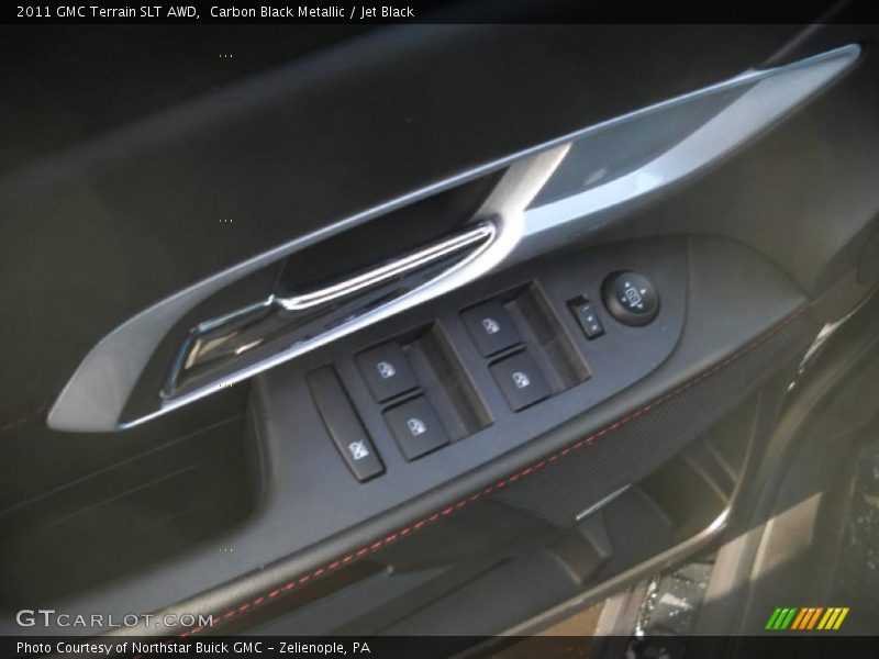 Carbon Black Metallic / Jet Black 2011 GMC Terrain SLT AWD