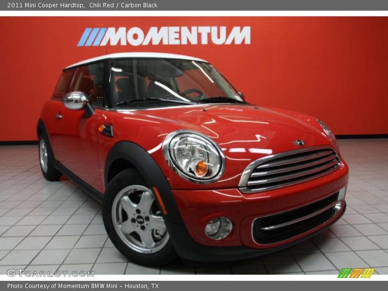 Chili Red / Carbon Black 2011 Mini Cooper Hardtop
