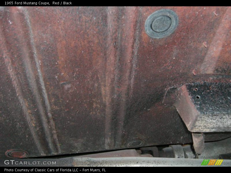 Red / Black 1965 Ford Mustang Coupe