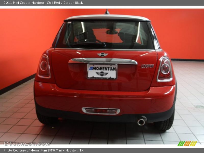 Chili Red / Carbon Black 2011 Mini Cooper Hardtop