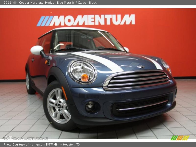 Horizon Blue Metallic / Carbon Black 2011 Mini Cooper Hardtop