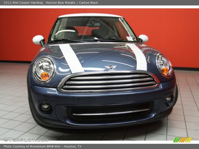 Horizon Blue Metallic / Carbon Black 2011 Mini Cooper Hardtop