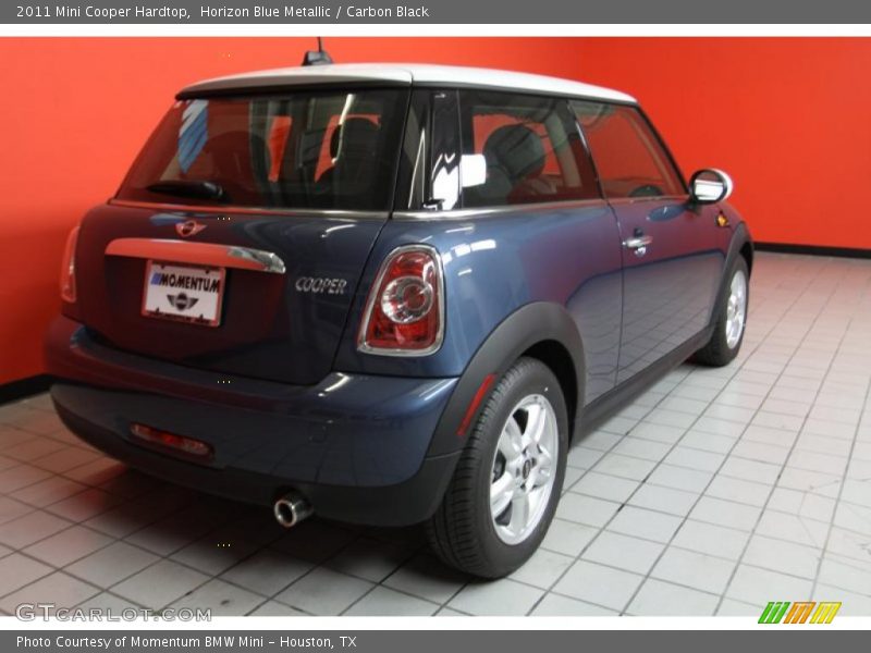 Horizon Blue Metallic / Carbon Black 2011 Mini Cooper Hardtop