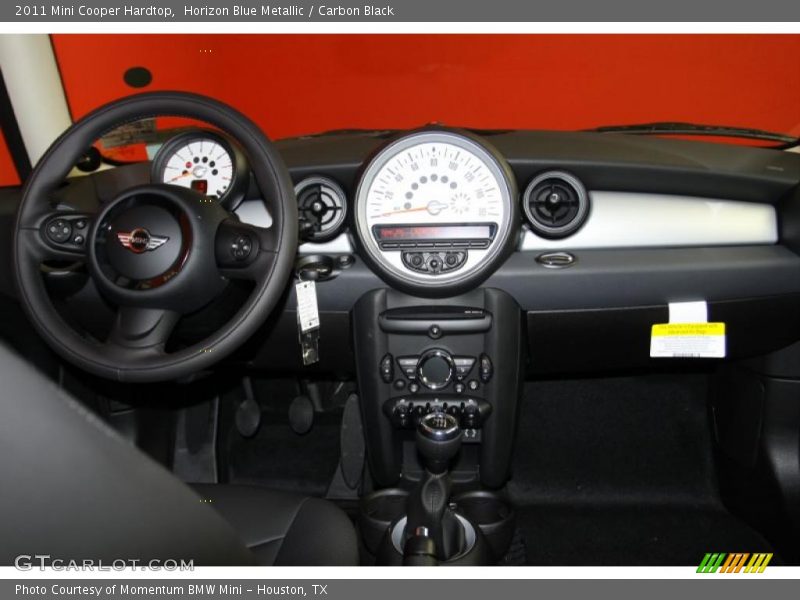 Horizon Blue Metallic / Carbon Black 2011 Mini Cooper Hardtop