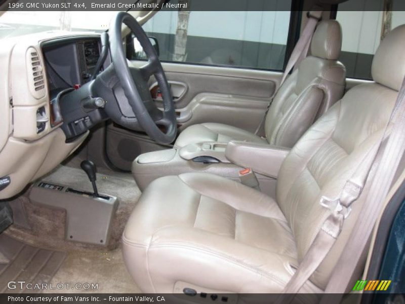  1996 Yukon SLT 4x4 Neutral Interior