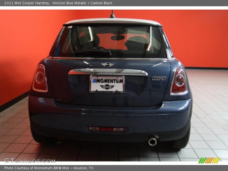 Horizon Blue Metallic / Carbon Black 2011 Mini Cooper Hardtop