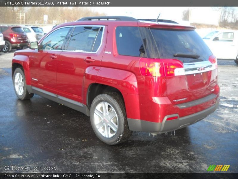 Merlot Jewel Metallic / Jet Black 2011 GMC Terrain SLE AWD