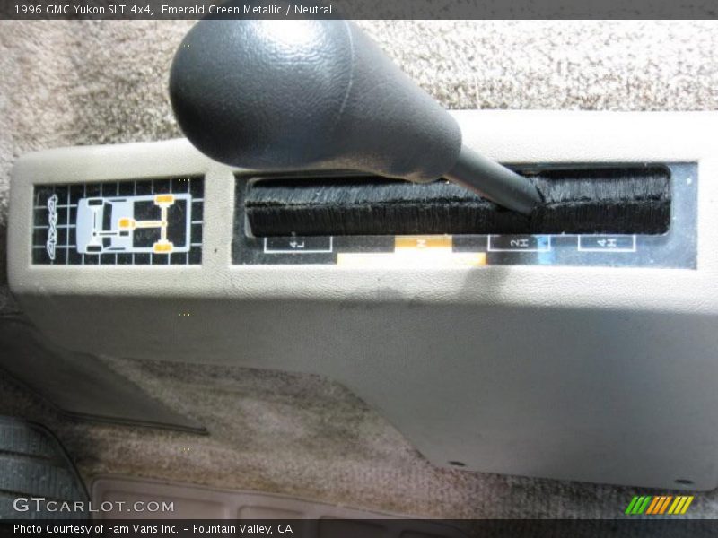 Emerald Green Metallic / Neutral 1996 GMC Yukon SLT 4x4