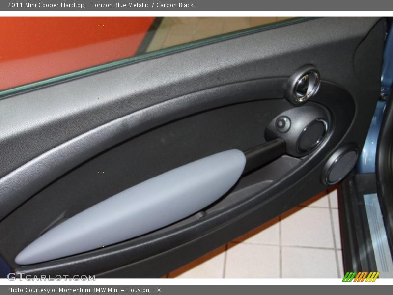 Horizon Blue Metallic / Carbon Black 2011 Mini Cooper Hardtop