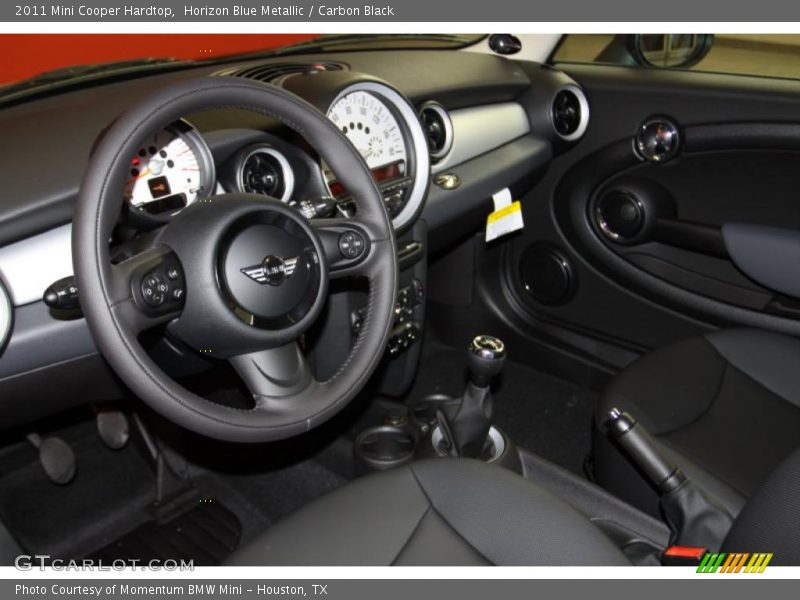 Horizon Blue Metallic / Carbon Black 2011 Mini Cooper Hardtop