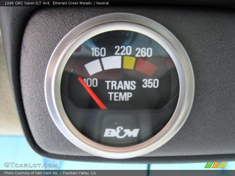 Emerald Green Metallic / Neutral 1996 GMC Yukon SLT 4x4