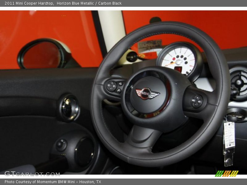 Horizon Blue Metallic / Carbon Black 2011 Mini Cooper Hardtop