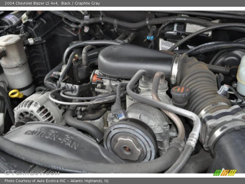 Black / Graphite Gray 2004 Chevrolet Blazer LS 4x4