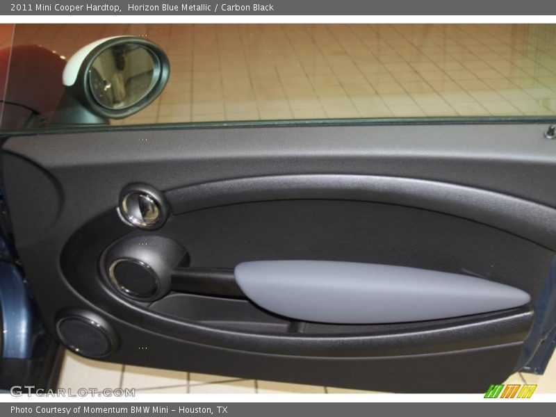 Horizon Blue Metallic / Carbon Black 2011 Mini Cooper Hardtop
