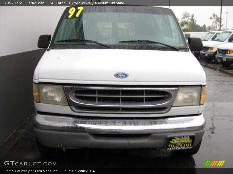 Oxford White / Medium Graphite 1997 Ford E Series Van E350 Cargo