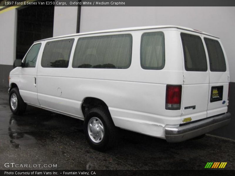 Oxford White / Medium Graphite 1997 Ford E Series Van E350 Cargo