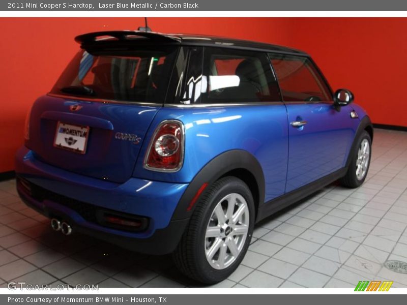 Laser Blue Metallic / Carbon Black 2011 Mini Cooper S Hardtop