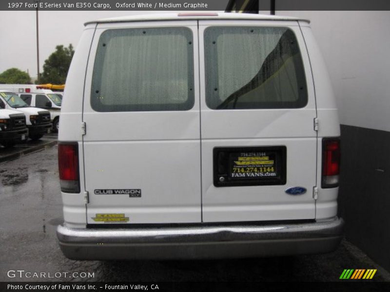 Oxford White / Medium Graphite 1997 Ford E Series Van E350 Cargo
