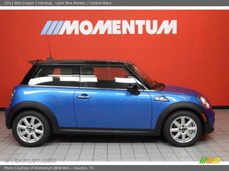Laser Blue Metallic / Carbon Black 2011 Mini Cooper S Hardtop