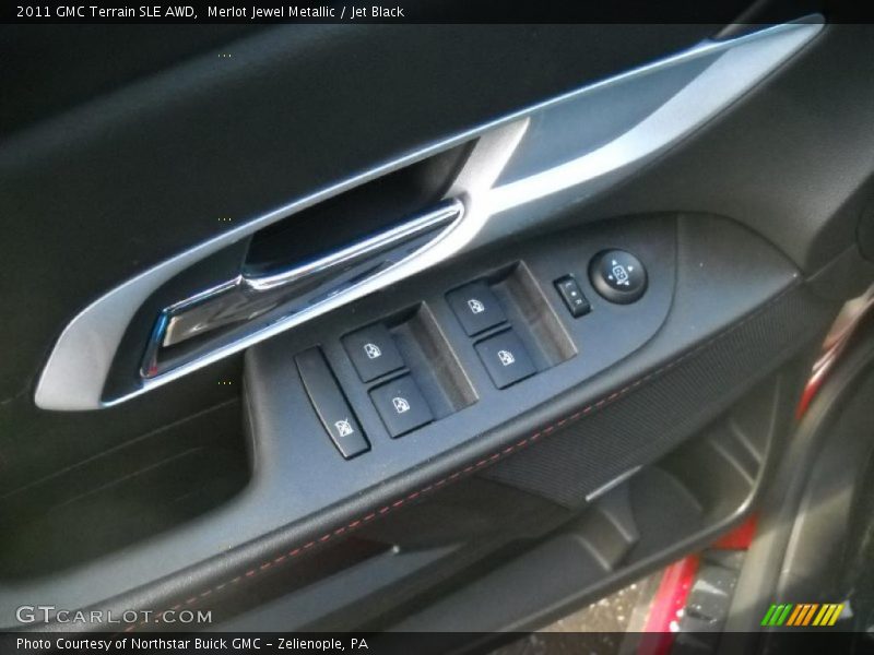 Merlot Jewel Metallic / Jet Black 2011 GMC Terrain SLE AWD
