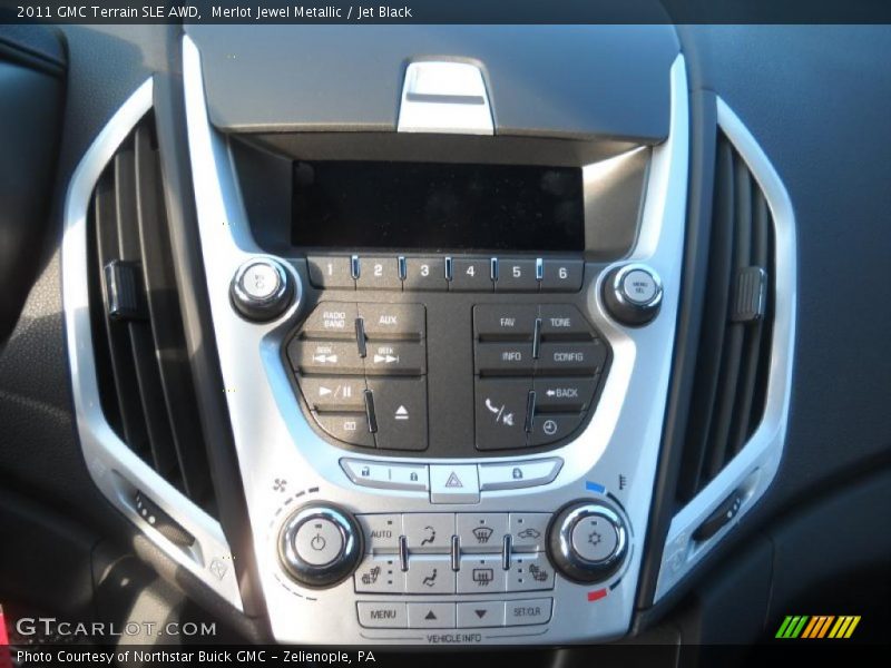 Merlot Jewel Metallic / Jet Black 2011 GMC Terrain SLE AWD