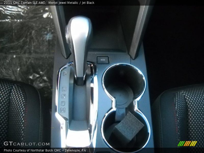 Merlot Jewel Metallic / Jet Black 2011 GMC Terrain SLE AWD