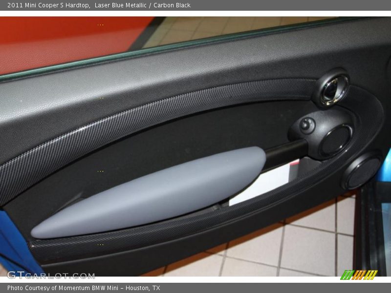 Laser Blue Metallic / Carbon Black 2011 Mini Cooper S Hardtop