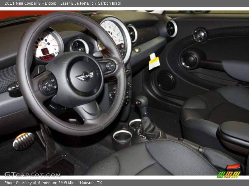 Laser Blue Metallic / Carbon Black 2011 Mini Cooper S Hardtop