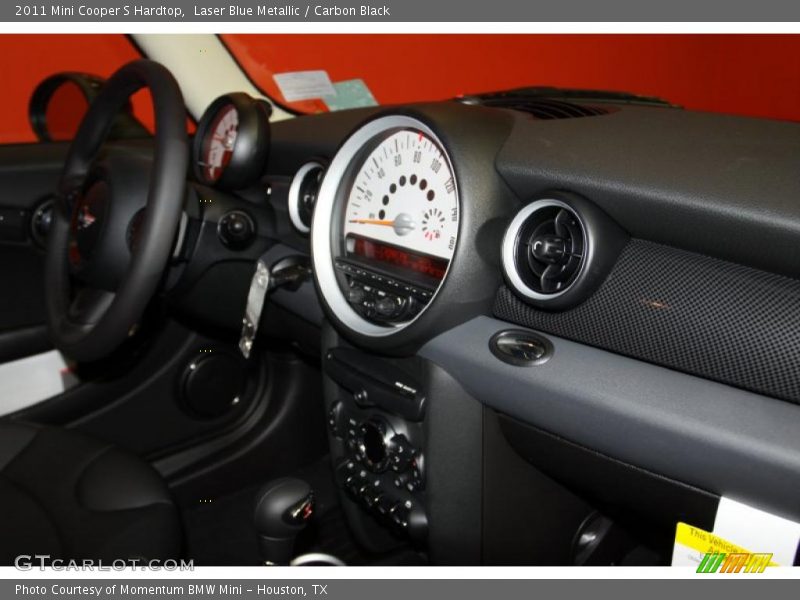 Laser Blue Metallic / Carbon Black 2011 Mini Cooper S Hardtop