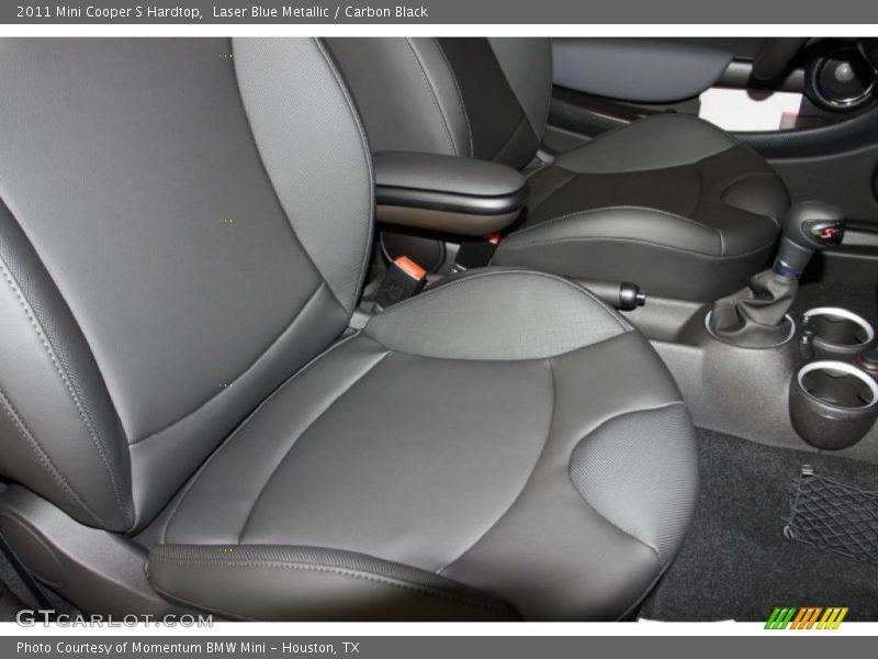 Laser Blue Metallic / Carbon Black 2011 Mini Cooper S Hardtop