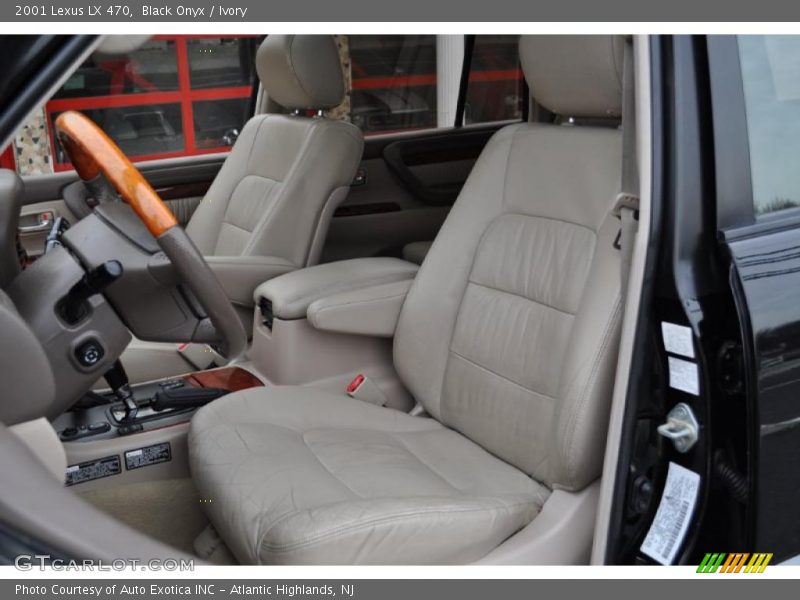  2001 LX 470 Ivory Interior