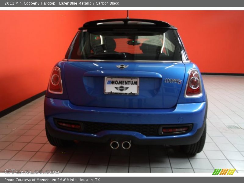 Laser Blue Metallic / Carbon Black 2011 Mini Cooper S Hardtop